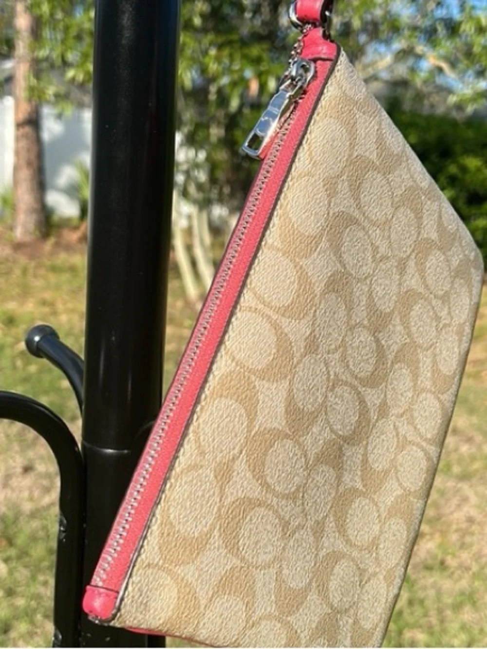 Coach signature coated